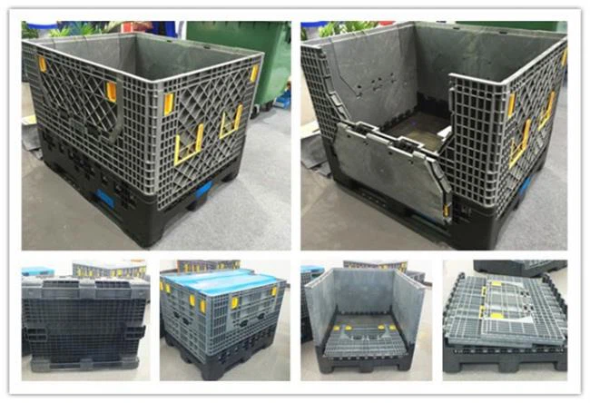 High quality foldable transportation plastic pallet box