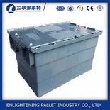 60L Pojemnik plastikowy z pokrywką zabezpieczającą, solidny, składany, ruchomy