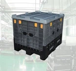 Heavy Duty Large Stackable HDPE Składane plastikowe pudełko paletowe na sprzedaż