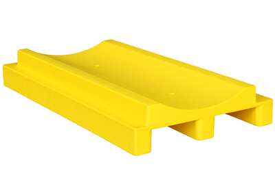 Plastikowa zakrzywiona paleta kołyskowa na papier